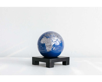 Blue and Silver Globe