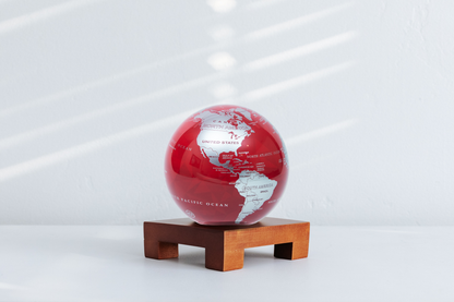 Red and Silver Globe