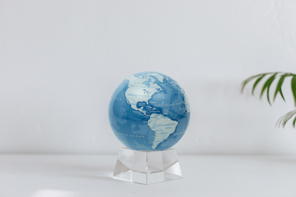 Sky Blue and White Globe