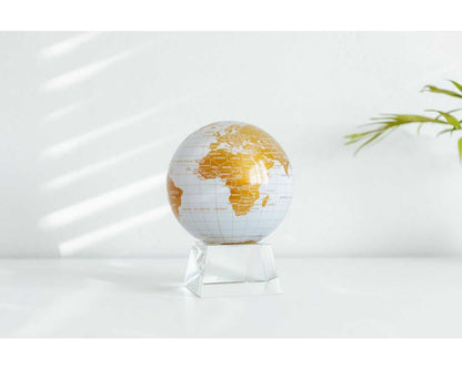 White and Gold Globe