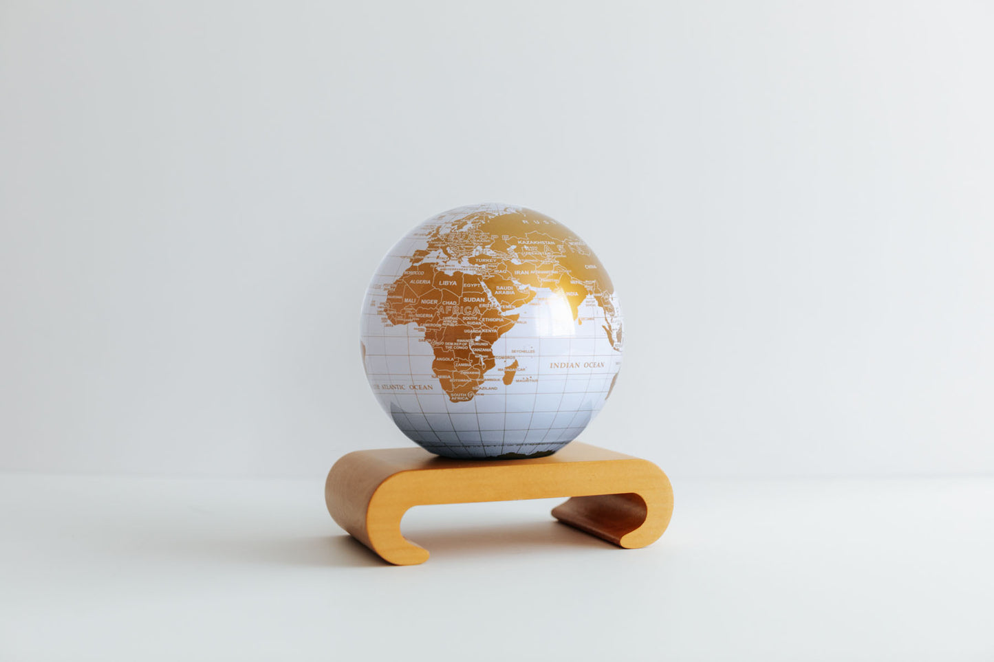 White and Gold Globe