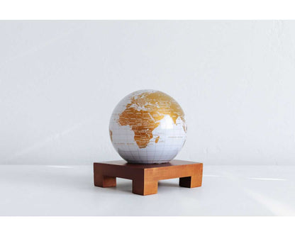 White and Gold Globe