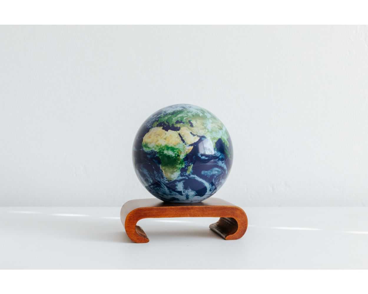 Earth with Clouds Globe