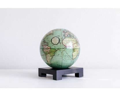 Antique Terrestrial Green Globe
