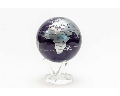 Purple and Silver Globe