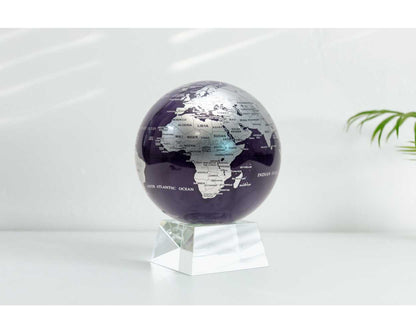 Purple and Silver Globe