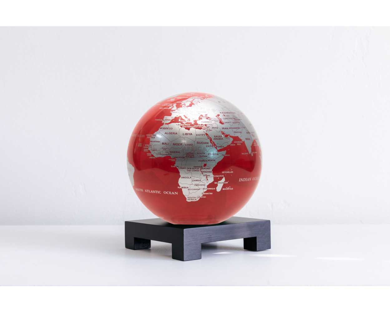 Red and Silver Globe