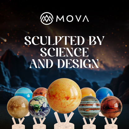 4.5" Solar System Planet Set（Acrylic Base）