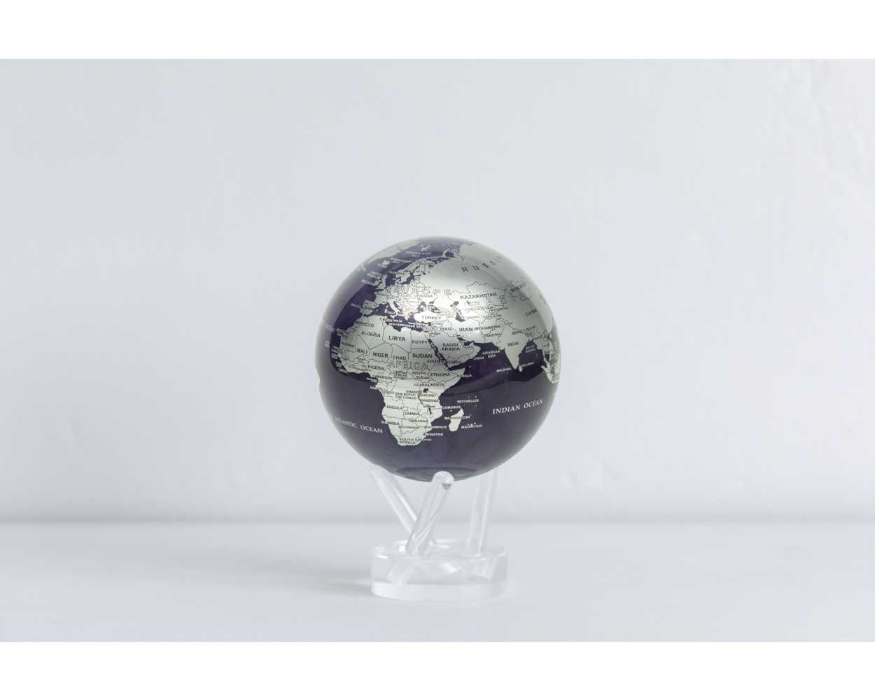 Purple and Silver Globe