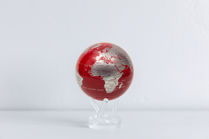 Red and Silver Globe