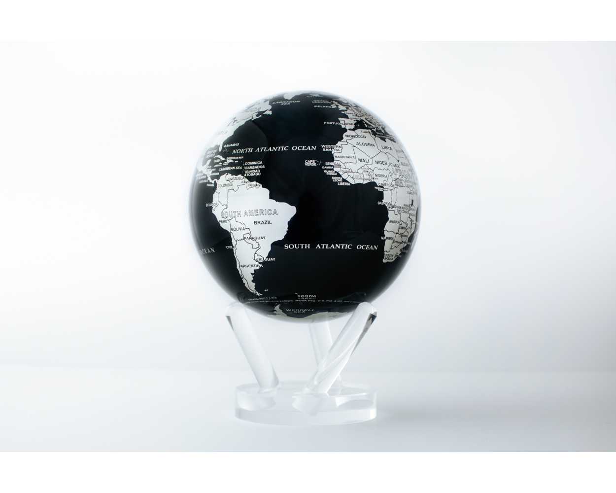 Black and Silver Globe
